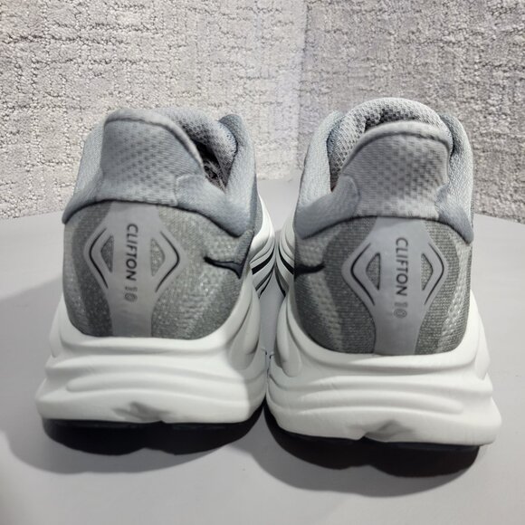 Hoka One One Clifton 10 Men's Size 8.5D Galactic Grey Running Shoes 1162032 GYST - Picture 4 of 10